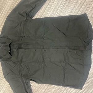 Black botton down dress shirt
